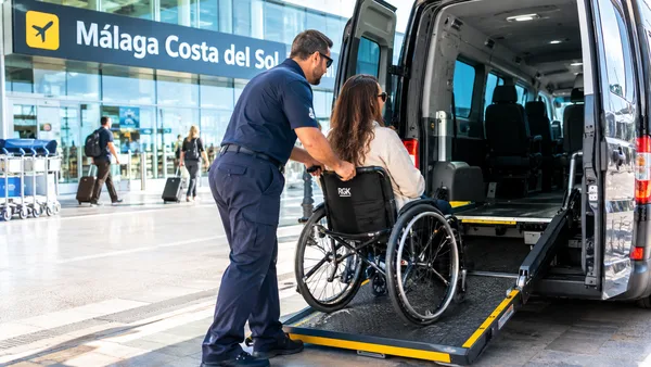 Accès pour fauteuils roulants