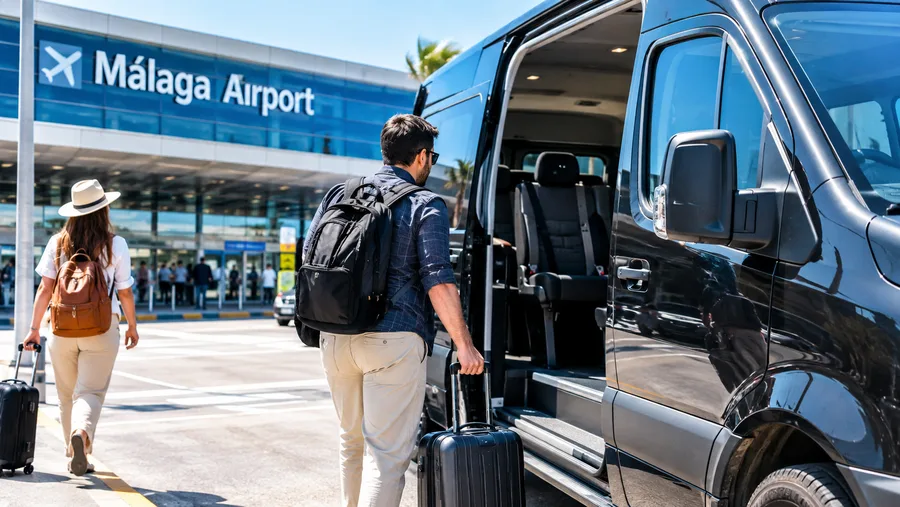 Malaga Lufthavns Minibusoverføringer og Gruppe Transport